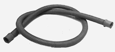 TUBO SCARICO  MT.  2,00 RACCORDI: DRITTO/DRITTO - DIAMETRO RACCORDI 19/21 mm