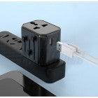 ADATTATORE UNIVERSALE CON PRESA DI RICARICA USB-A e USB-C 2,1A max