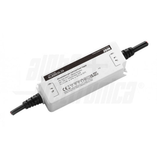 ALIMENTATORE PER LED A TENSIONE COSTANTE 35W - 24Vdc - IP67
