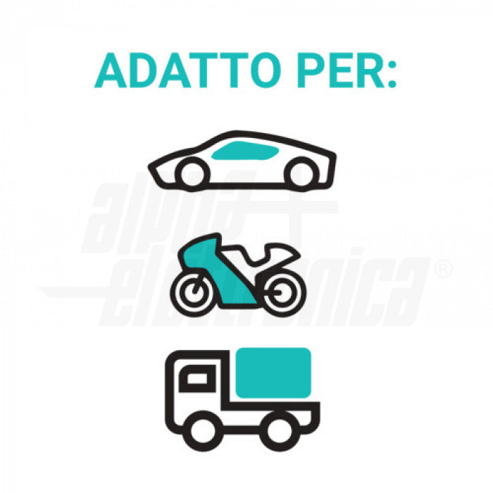 CARICA BATTERIE 2/3,6/7,2A 12/24V 5-144Ah Pb/LiFePO4 - SMART 9 fasi - IP65 - serie PROCHARGE