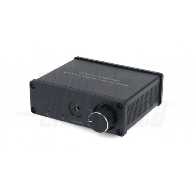 ESTRATTORE AUDIO HDMI 4K@30Hz passante - uscita audio analogica - Regolazione volume - Amplificatore cuffie