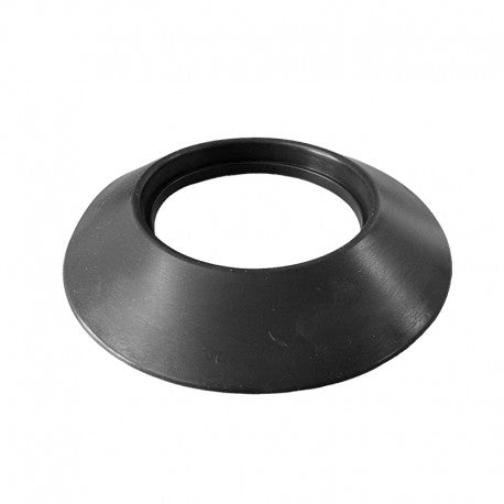 ROSONE IN SILICONE NERO PER TUBI DA 80mm