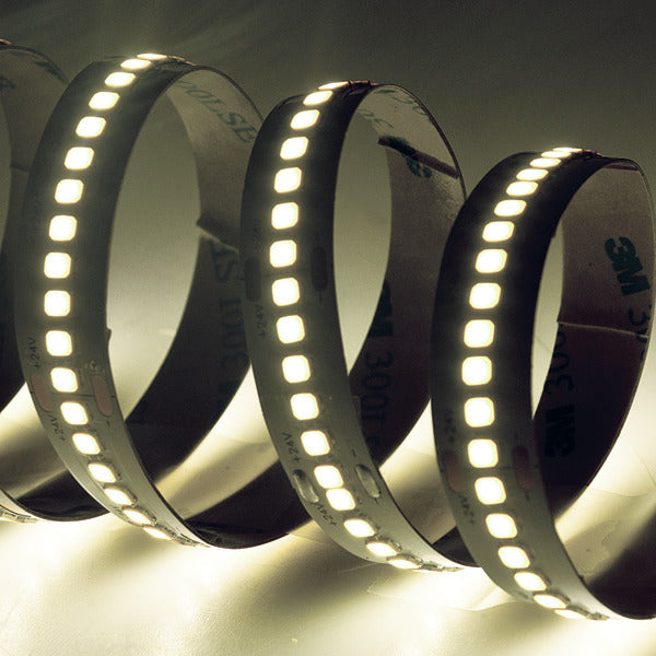 STRISCIA 240LED/m, 2835 IP20, 24V 13W/m, L.NATURALE 4000K±5%, 2000lm/m, CRI80 PREZZO per 5m G3A - PCB 10mm
