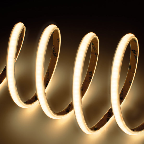 STRISCIA 260 LED SCOB Milky, IP65, 220Vac-240Vac 16W/m, L.NATURALE 4000K±5%, 1500lm/m, PCB 8mm, PREZZO per 5m