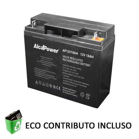 ACCUMULATORE PIOMBO 12V  18AH