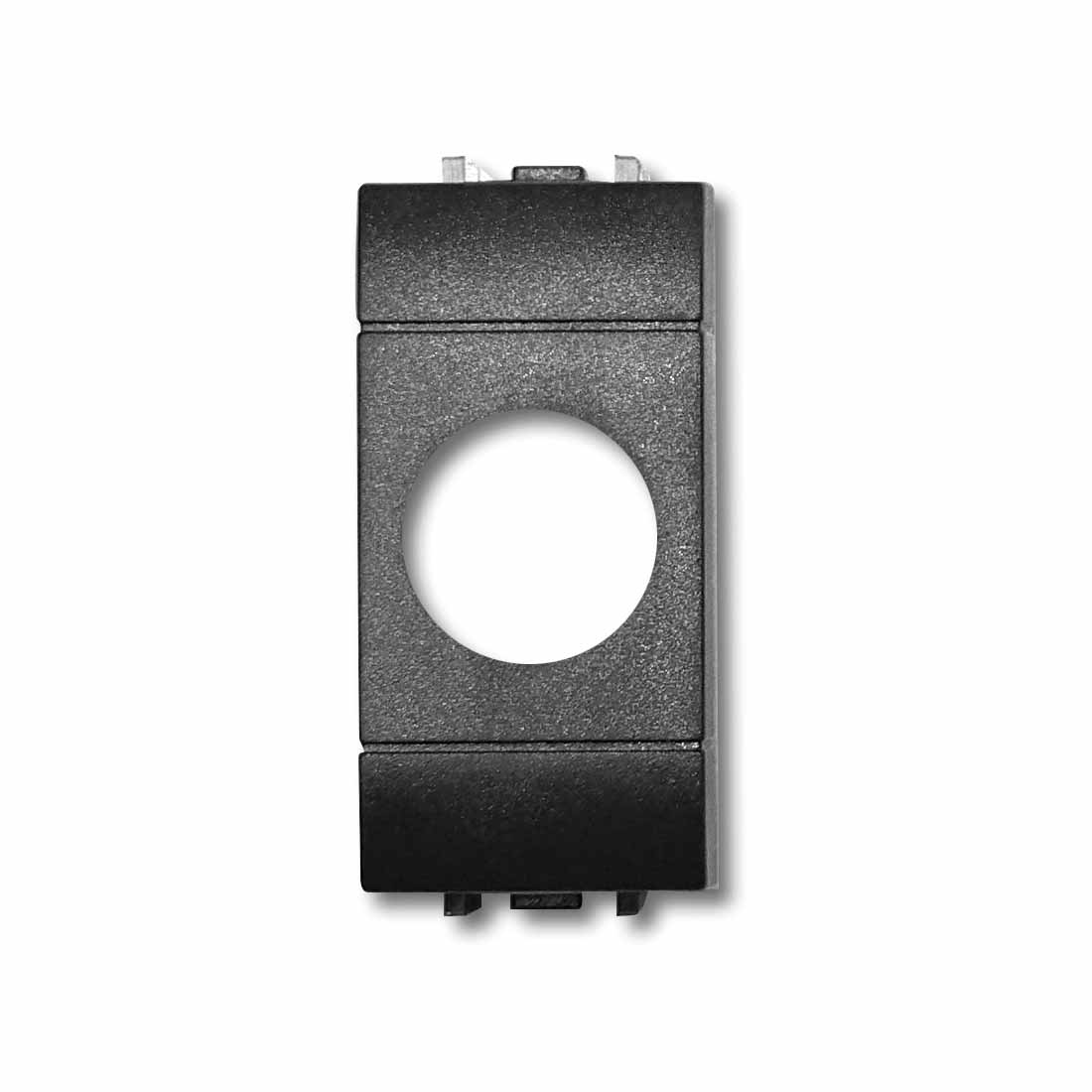 ADATTATORE SINGOLO TICINO LIVING INTERNATIONAL INTERNA NERA