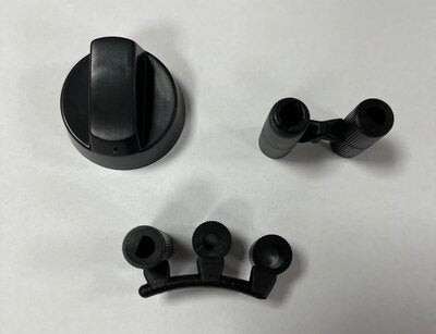 KIT MANOPOLA UNIVERSALE NERA - SEZIONE TONDA 5 RACCORDI