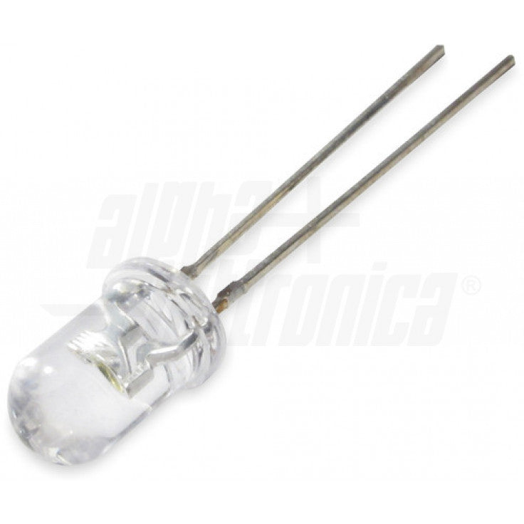 DIODO LED DIAMETRO 5MM - ALTA LUMINOSITA' - BIANCO FREDDO