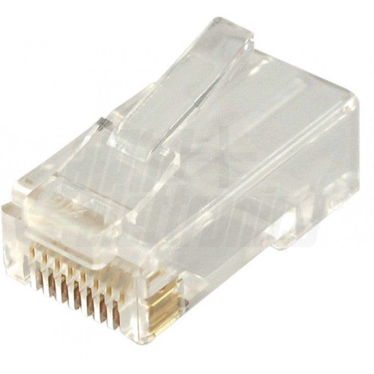 SPINA RJ45 8P8C Cat.5e UTP AWG24-26 - PER CAVO FLESSIBILE E RIGIDO