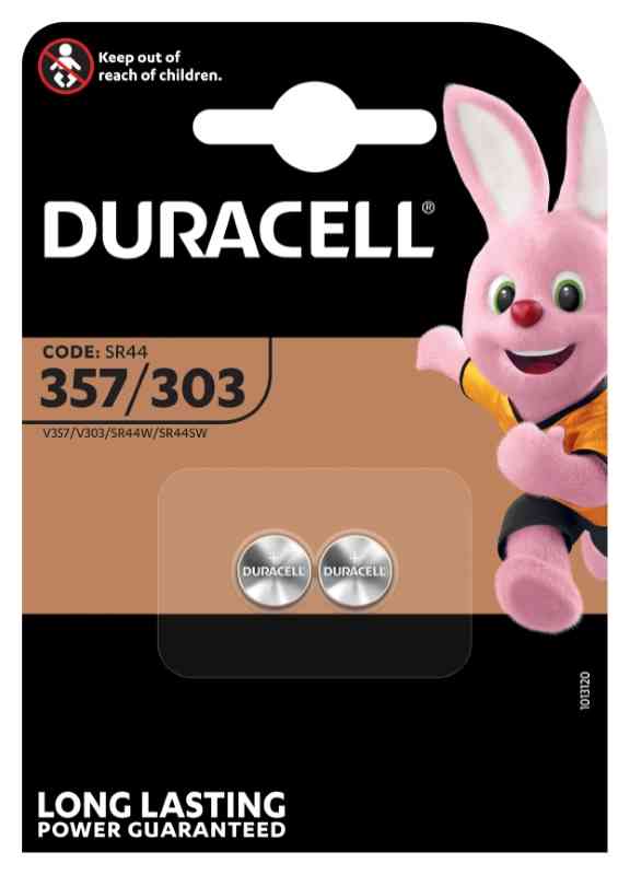 BATTERIA DURACELL 303/357 BLISTER DA 2
