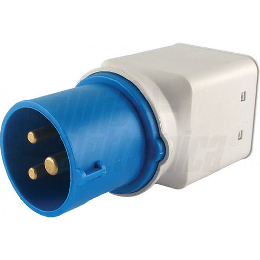 ADATTATORE DA 1 Spina CEE 2P+T 16A a 1 Presa Universale
