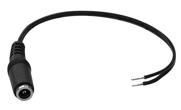 SPINA COASSIALE DI ALIMENTAZIONE 2.1 X 5.5 mm CON CAVO10cm