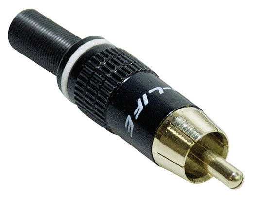 SPINA RCA NERA, ANELLO BIANCO, CONTATTI DORATI