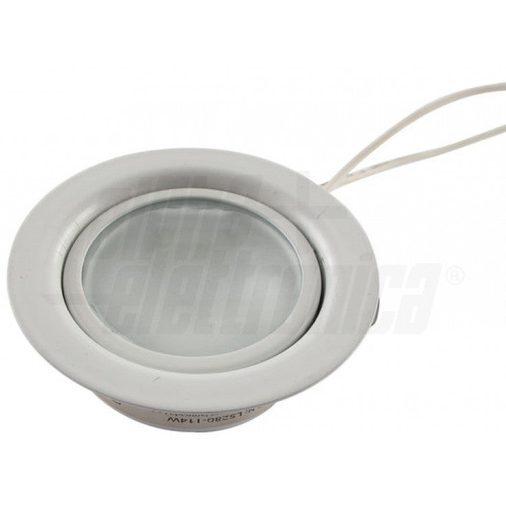 SUPPORTO DA INCASSO PER LAMPADA LED METALLICO G4 BIANCO
