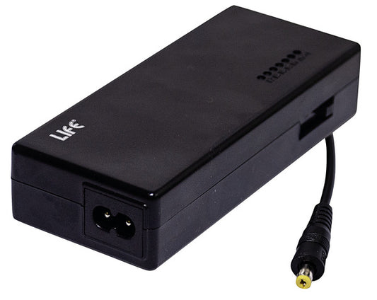 ALIMENTATORE SWITC.NOTEBOOK 90W MAX, CON 8 PLUGS, OUT 15/16/18/19/20/22/24Vcc, Switch Selettore, con ERP