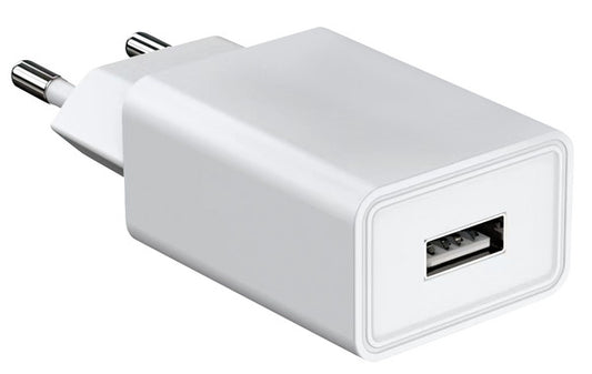 ALIMENTATORE DI ALIMENTAZIONE COSTANTE USB 2,0A 5V 100/240Vac colore Bianco