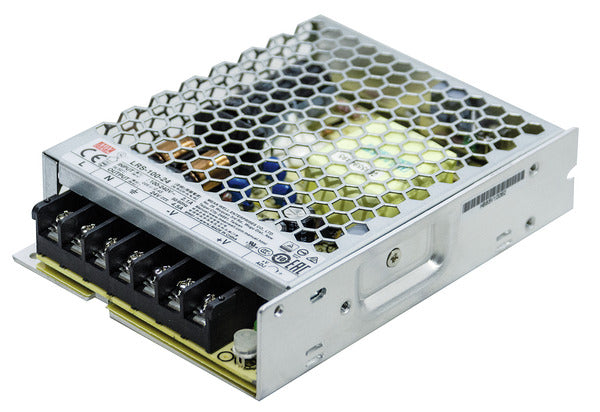 ALIMENTATORE METALLICO 24Vdc 4,5A 108W IN:85-264V DIM:129X97X30m