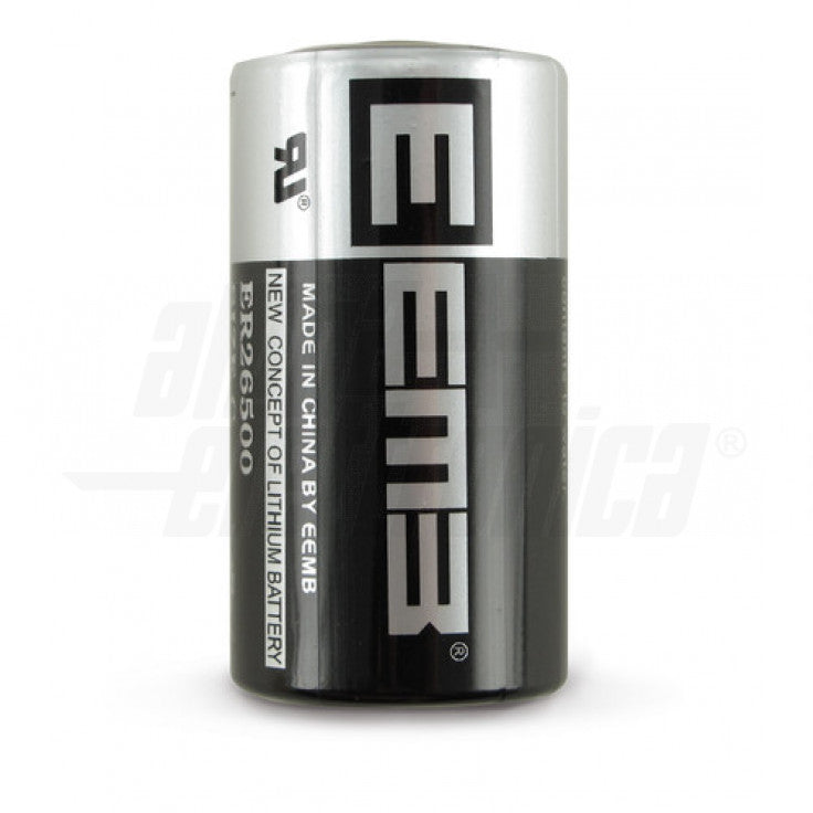 PILA LITIO CLORURO DI TIONILE Li-SOCl2 - ER26500 - C - 3,6V