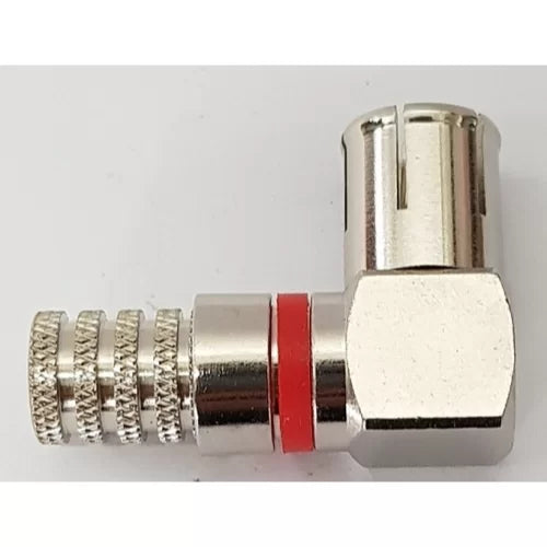 PRESA IEC 90° AD AVVITARE 5mm CON O'RING PER CAVO