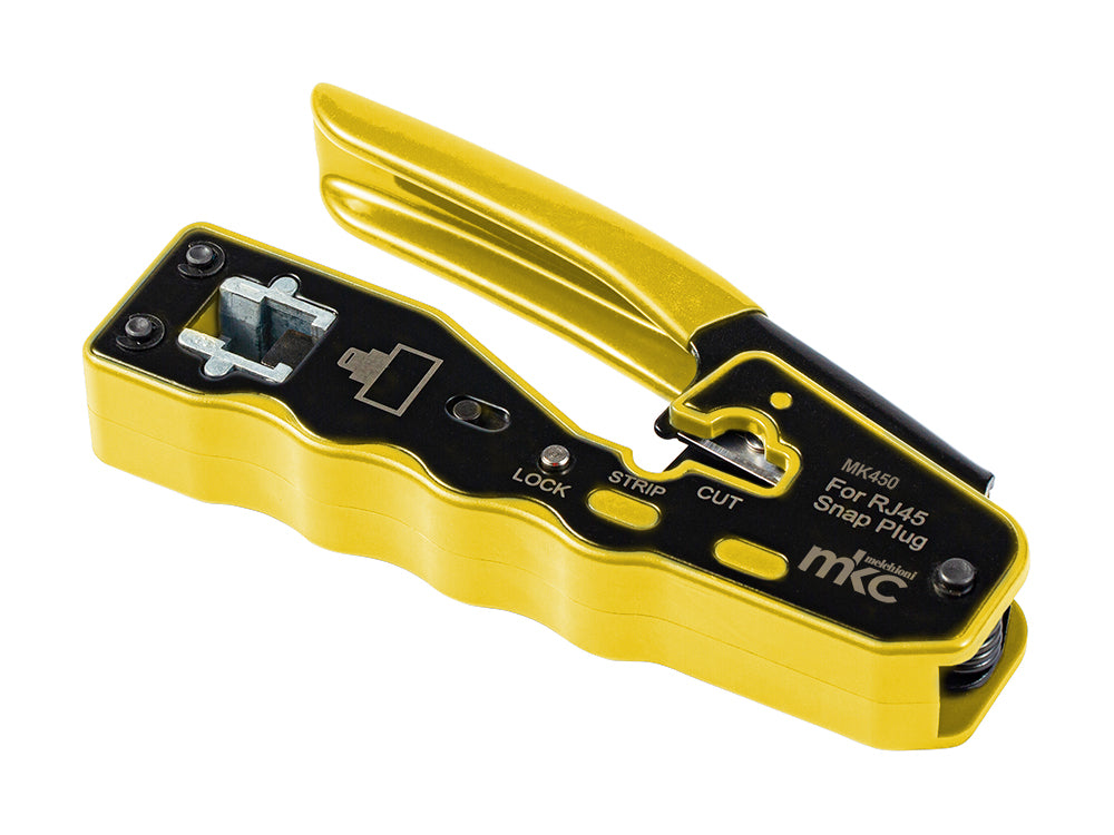 PINZA CRIMPATRICE COMPATTA CON TECNOLOGIA PASSANTE 8P/RJ45