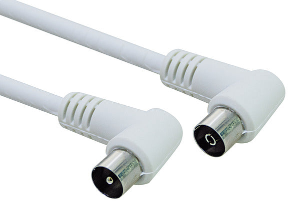 CAVETTO TV 2,5m SP-PR 90° BIANCO, H. CARD