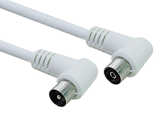 CAVETTO TV 2,5m SP-PR 90° BIANCO, H. CARD