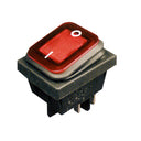 INTERRUTTORE BIPOLARE A SOFFIETTO LUM. ROSSO 22x30