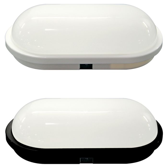 PLAFONIERA LED OVALE IP65 L27 20W BIANCO NAT.