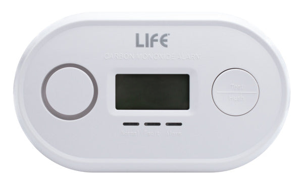 RILEVATORE DI MONOSSIDO DI CARBONIO (CO) con Display PPM, Durata Batteria 10 Anni, conforme alla normativa EN50291