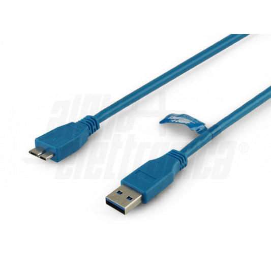 CAVO DA SPINA USB 3.0 M/M Tipo "A" A SPINA MICRO USB Tipo "B