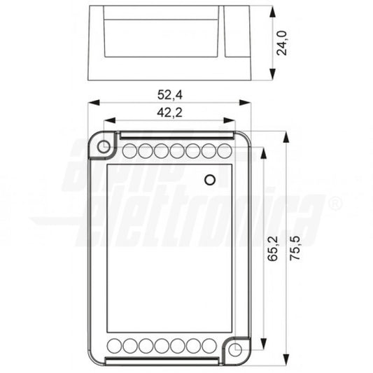 CONTROLLER PER STRISCE LED DIGITALI 12-24V EFFETTO RUNNING