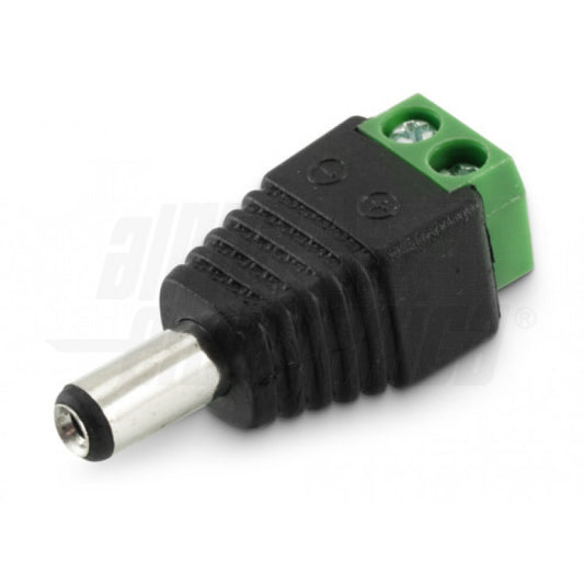 ADATTATORE DA SPINA DC ø5,5-2,1mm A MORSETTO