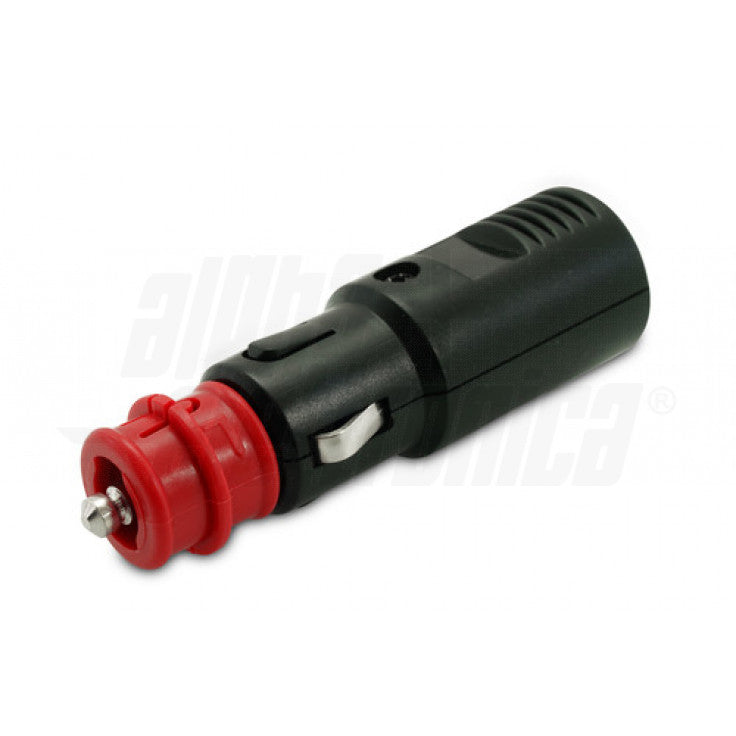 SPINA ACCENDISIGARI EUROPEA DC PER AUTO E MOTO - FUSIBILE 8A
