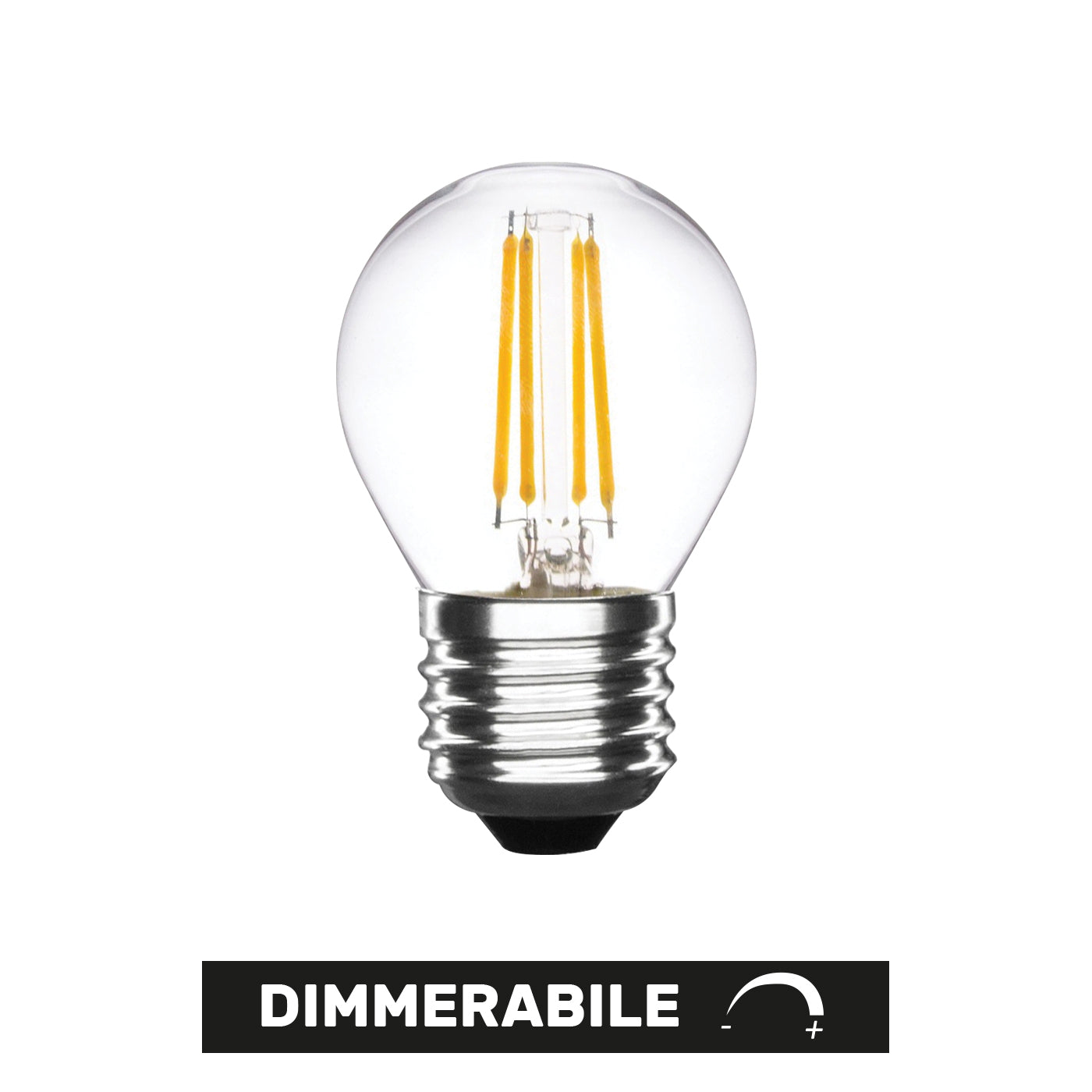 LAMPADINA MINI SFERA DIMMERABILE LED 5W 500lm 3000K E27