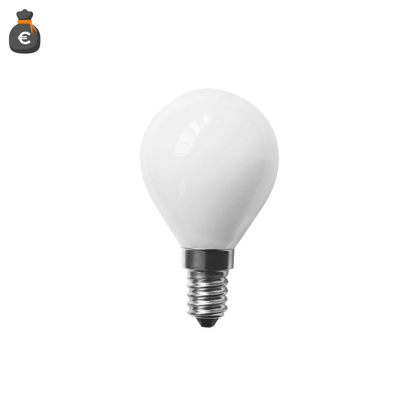 LAMPADINA VETRO BIANCO 230V 6W 800lm 4000K E14