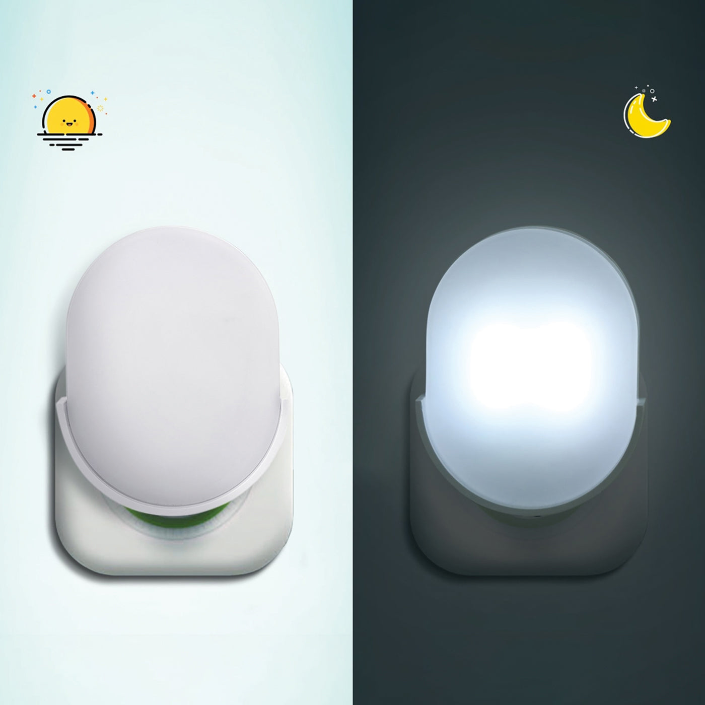 LAMPADA LED NOTTURNA 220V CON SENSORE CREPUSCOLARE