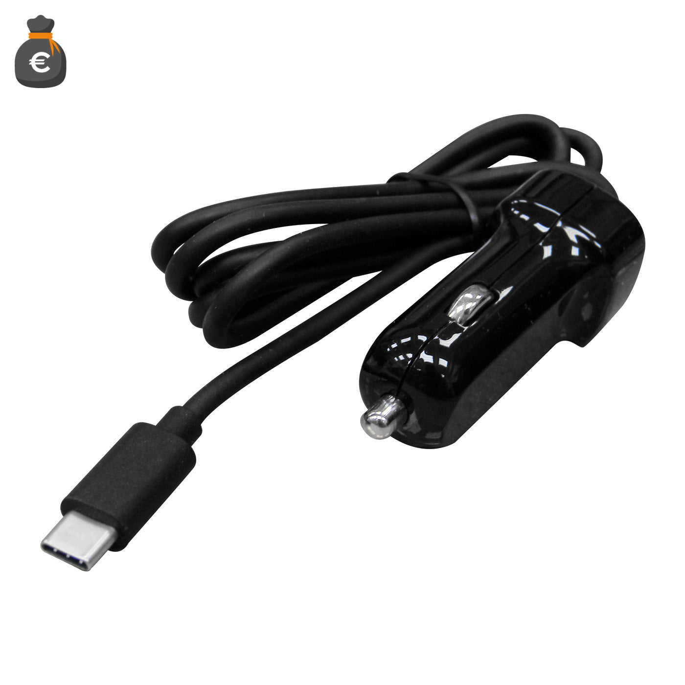 ADATTATORE VEICOLARE 12V-24V USB Type-C 5V 3A