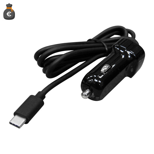 ADATTATORE VEICOLARE 12V-24V USB Type-C 5V 3A