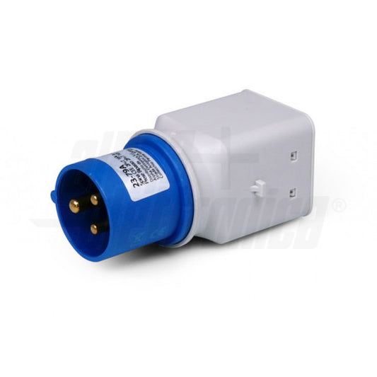 ADATTATORE DA 1 Spina CEE 2P+T 16A a 2 Prese 2P+T 10/16A
