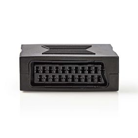 ADATTATORE SCART / SCART FEMMINA - SCART FEMMINA NERO