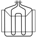 RESISTENZA DOPPIA-FORNO W 600/2000 V 220