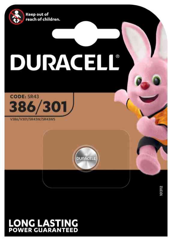 BATTERIA DURACELL 386/301