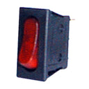 INTERRUTTORE UNIPOLARE LUMINOSO ROSSO 12x27