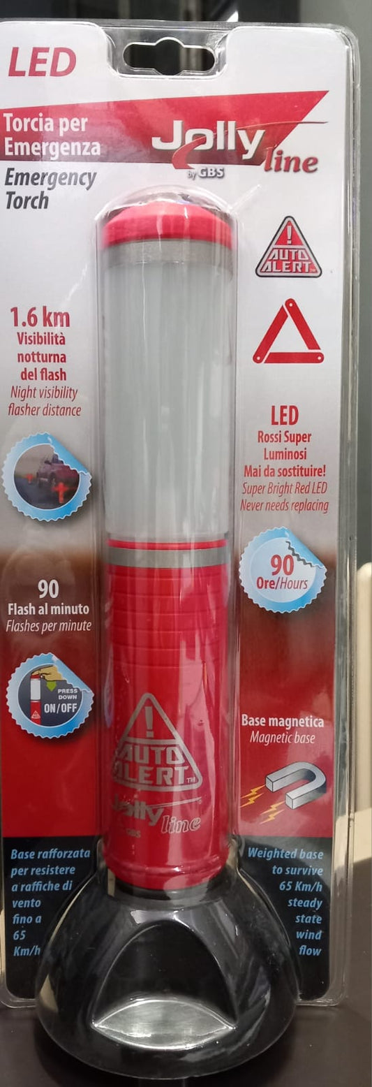 TORCIA A LED PER SEGNALAZIONE EMERGENZA O CANTIERI