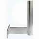 SUPPORTO TUBOLARE A MURO 90° CM17 PIASTRA 170X40X4