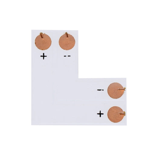 CONNETTORE ANGOLARE PER STRISCIA LED 10mm