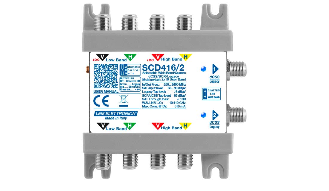 MULTISWICH SCR/LEGACY 2 DER. IF-SAT-15