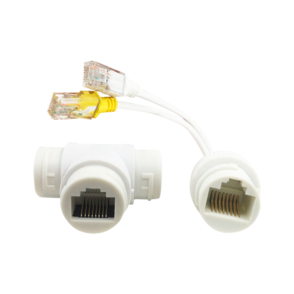 ACCOPPIATORE E SPLITTER POE RJ45 PER TELECAMERE IP