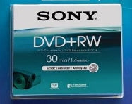 DVD-RW RISCRIVIBILE SONY 8 CM. 30'