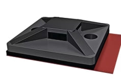 BASETTA ADESIVA PER FASCETTE 28X28 NERO